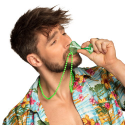 Párty náhrdelník s pohárikom na panáka